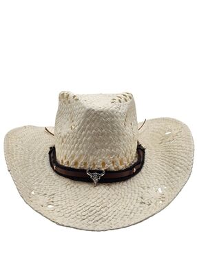 Unisex Western Sunshade Beach Straw Cowboy Hat